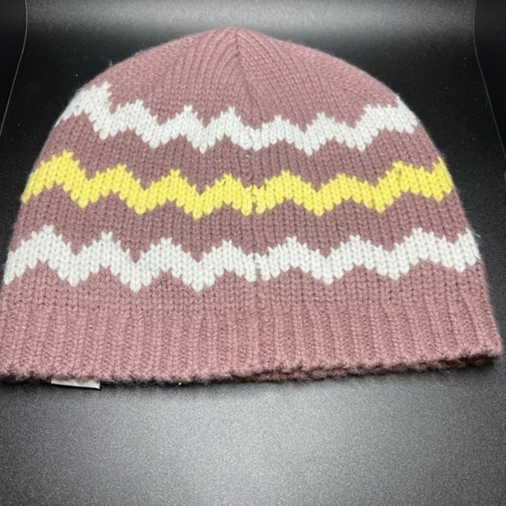 Carhartt Beanie 2010 Season Light Purple Winter Hat With Wave Stripes Tobogan - Picture 2 of 3